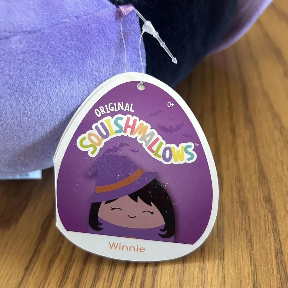 Squishmallows Winnie The Witch 10 Inch Halloween Kellytoy Soft Plush Doll Toy